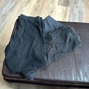 Two black PINK, one grey Victoria Sport yoga pants. BUNDLE